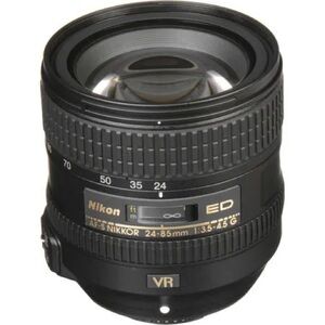 Nikon Black 24-85mm f/3.5-4.5G ED VR Standard Zoom Lens